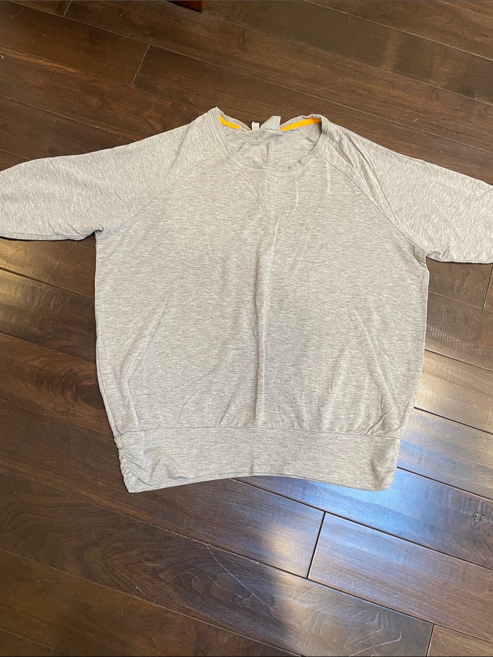 Athleta Light Heather Gray Pullover Sweatshirt size medium
